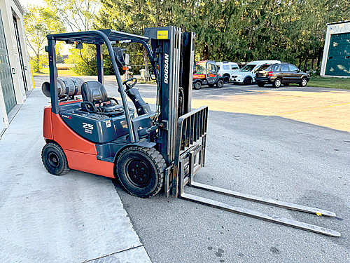 2014 DOOSAN G25E-5 FORKLIFT for sale in De Forest, WI