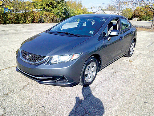 2013 HONDA CIVIC LX for sale in Elgin, IL
