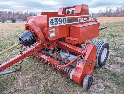 HESSTON 4590 INLINE BALER for sale in Franklin, IN