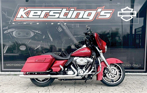 Red 2012 HARLEY-DAVIDSON FLHX for sale in Winamac, IN