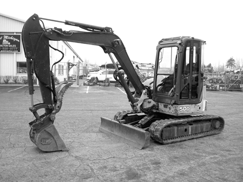 2007 DEERE 50-D EXCAVATOR for sale in Holland, MI