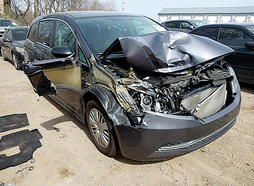 2015 HONDA ODYSSEY for sale in Wakarusa, IN