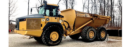 2015 JOHN DEERE 410E ARTICULATED DUMP TRUCK for sale in Angola, IN