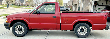 2003 CHEVROLET S-10 for sale in Mooresville, IN
