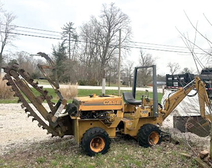 1996 CASE 360 TRENCHER BACKHOE for sale in Mitchell, IN