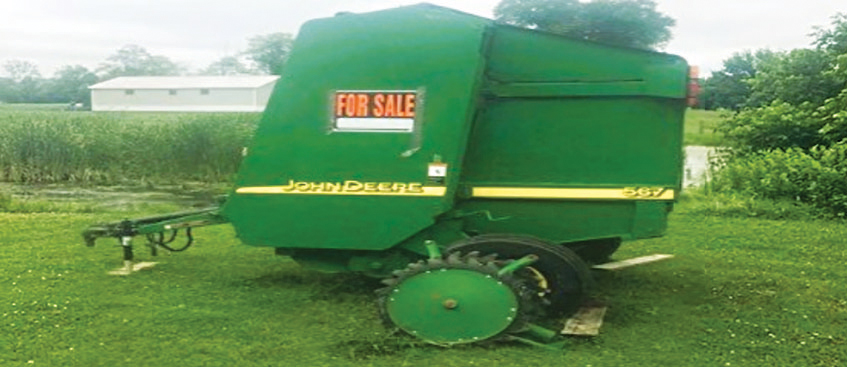 2006 ROUND HAY BALER 567 for sale in Springville, IN