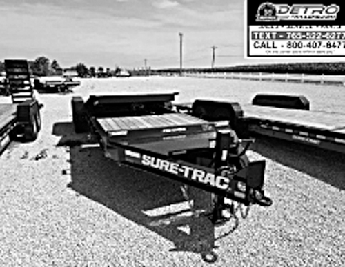 Black 2025 SURE-TRAC 7’X22’ for sale in Bainbridge, IN